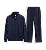 Autumn/Winter Women's Casual Solid Color Hoodie & Wide Leg Pants Set