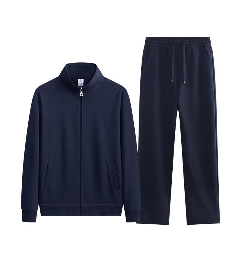 Autumn/Winter Women's Casual Solid Color Hoodie & Wide Leg Pants Set