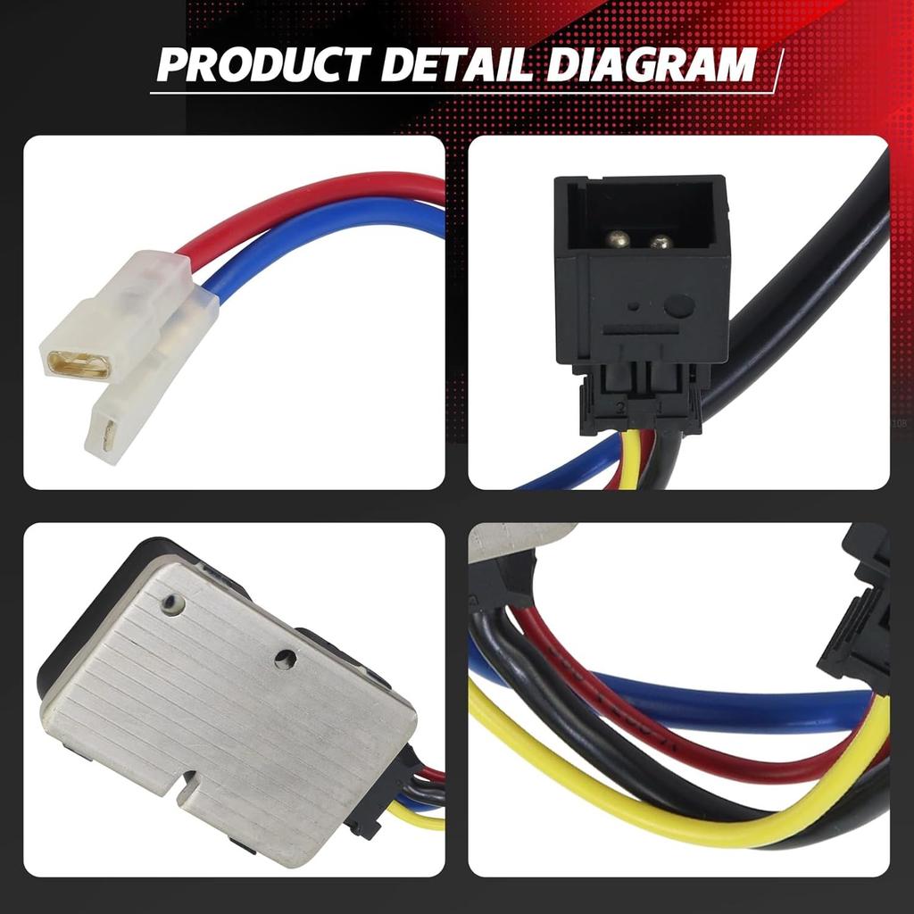 1991-1999 For Mercedes Benz W140 CL500 600 S280 S320 S420 S500 S600 Blower Motor Resistor Replacnt # 1408218451 0058205010 1408218351 9094302225