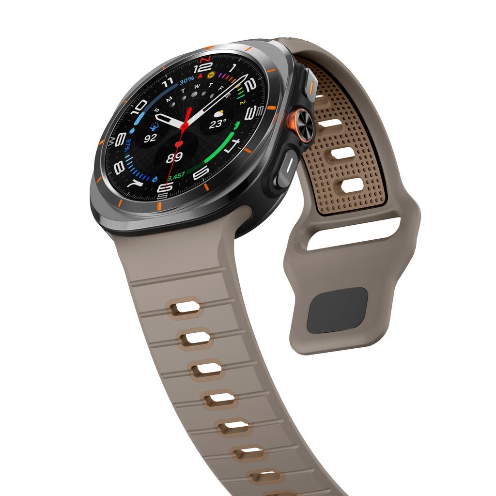 Sports Two-Tone Silicone Strap For Samsung Galaxy Watch Ultra 47mm Watchband Accessories For Samsung Galaxy Ultra Band Bracelet