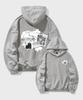 El Grunge Oversized Hoodie Gray