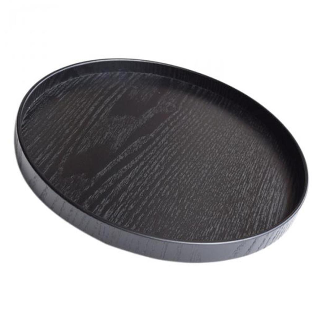 Snacks Oriental Plate Dish Platter Natural Wooden Serving Tray