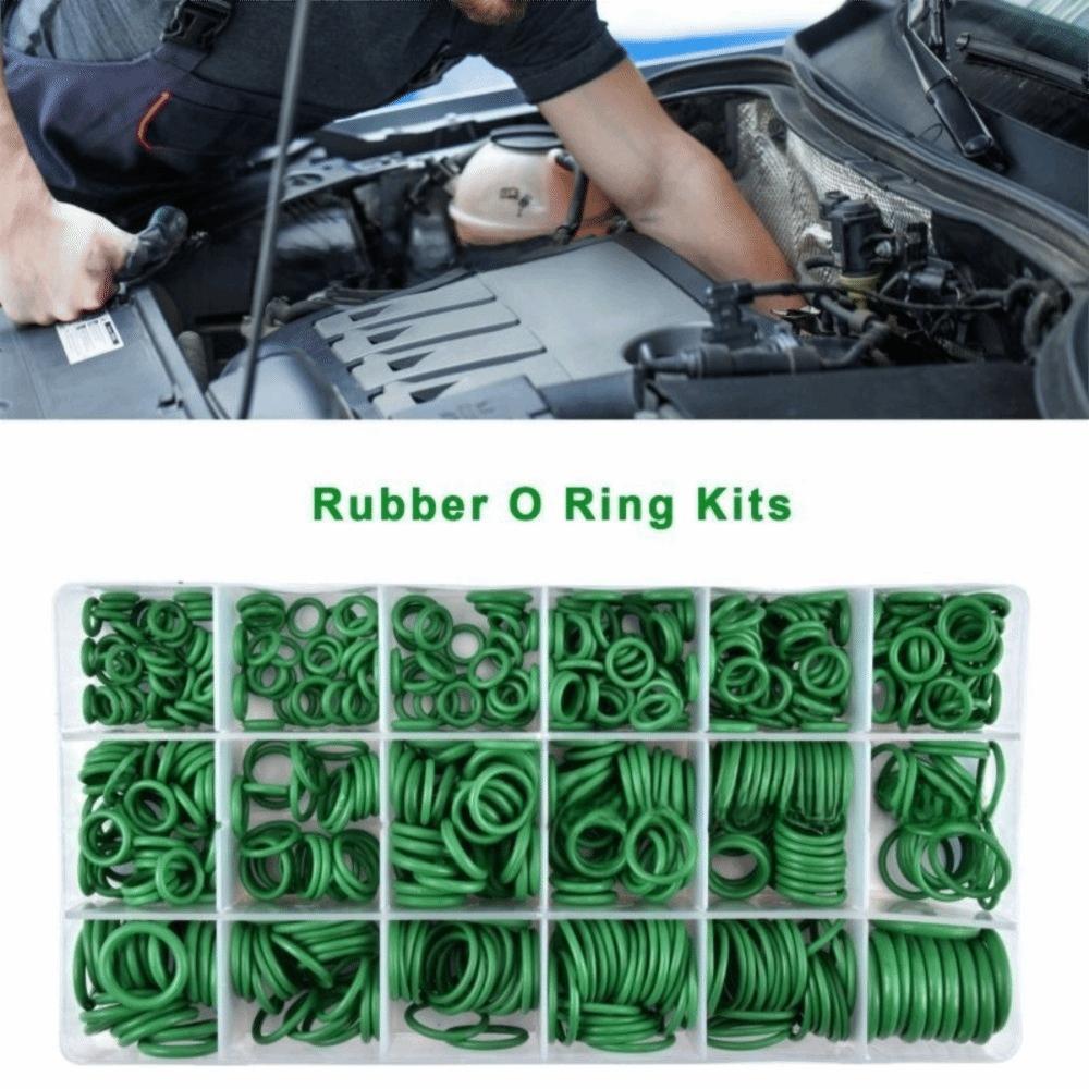 530pcs/set 18 Size Seal Rubber O-Rings Green Automotive A/C Plumbing Repair  Plumbing Repair