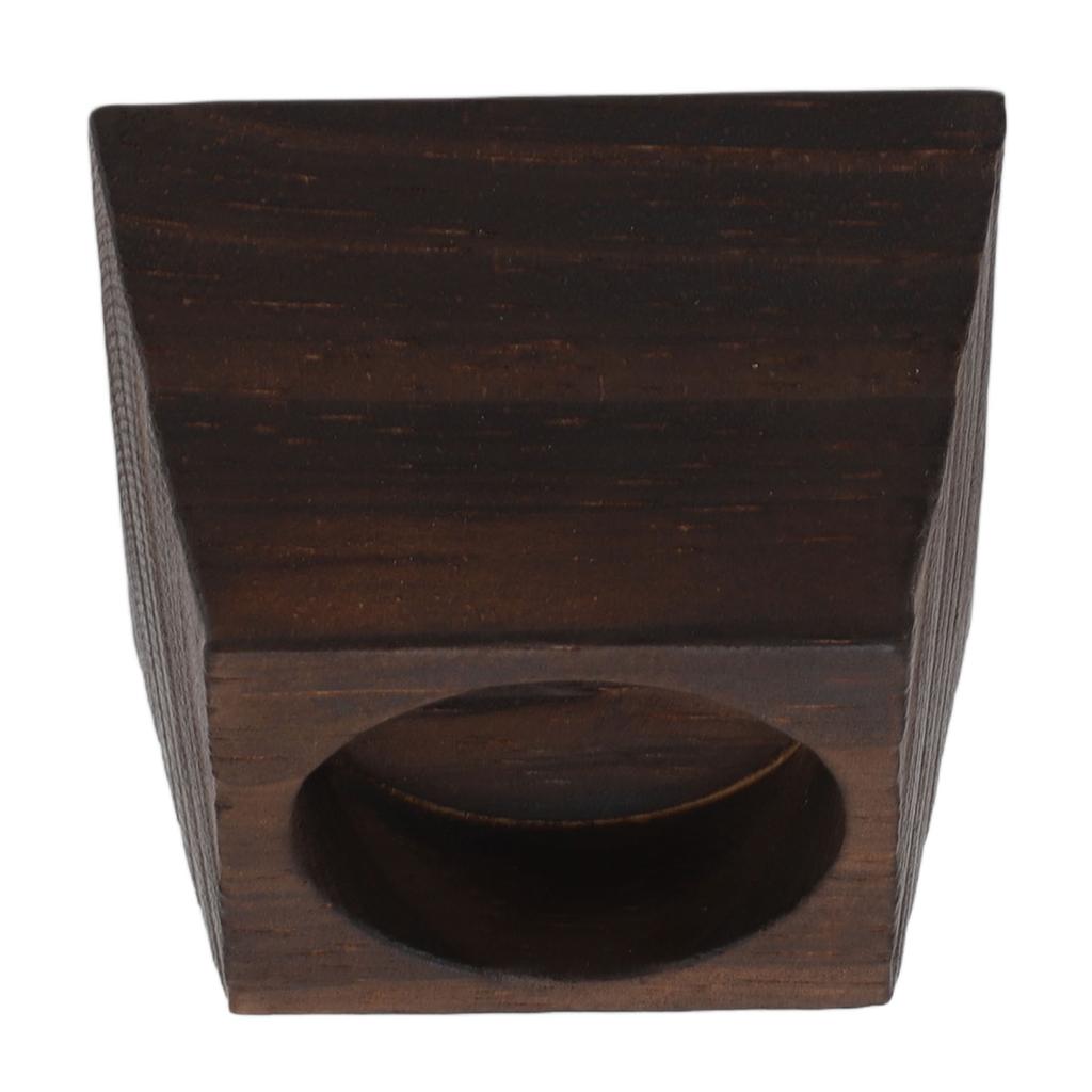 Candle Holder Trapezoid Wood Retro Table Decoration Ornament for Christmas Day Wedding