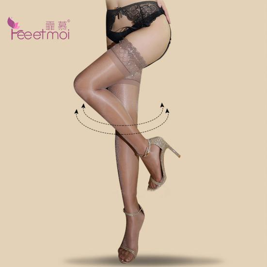 Sexy Stockings Pure Lovely Over Knee Sexual Lace Black White Erotic Transparent Porno Cosplay Thigh High