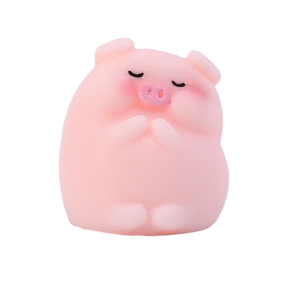 Auto Mini Schwein Ornamente Auto Mittelkonsole DIY Dekoration Anhänger Cartoon Harz Ferkel Hausfiguren Miniatur Schreibtisch Dekor