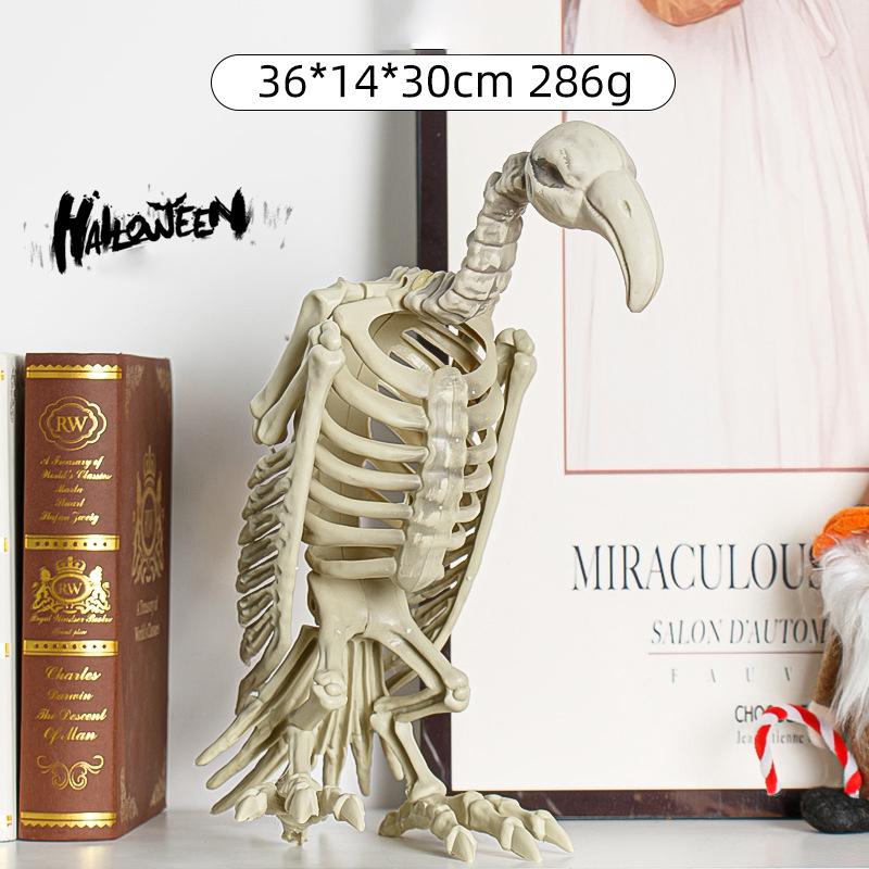 New Halloween Dog Skeleton Decoration Spooky Skeleton Animal Puppy Bones Skeleton Decoration For Halloween Indoor Outdoor
