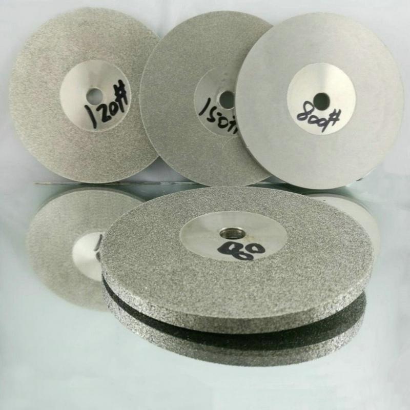 Double Sided Diamond Disk 45-1000 Grit Lapidary Diamond Grinding Disc Wheel Rotary Rotary Abrasive Tools