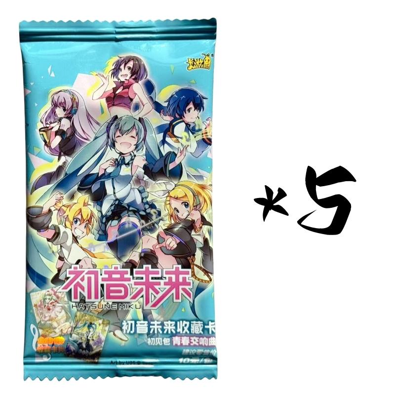 90Pcs/Set Hatsune Miku Virtual Character Singing Girl Collection Hobby Cards Youth Symphony Box Children's Gift