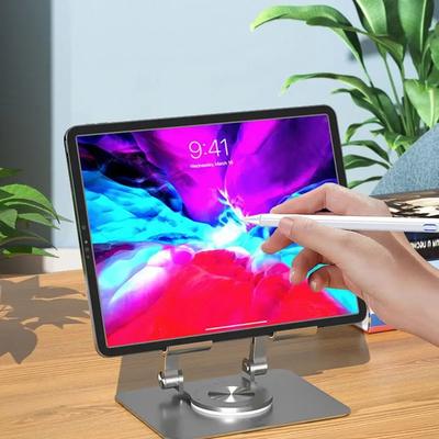 Für 360° drehbaren Tablet-Ständer, verstellbaren, faltbaren Desktop-Ständer-Halter, kompatibel für 4,7-12 Zoll iPad Pro/Air/Min, Laptop, Tablet