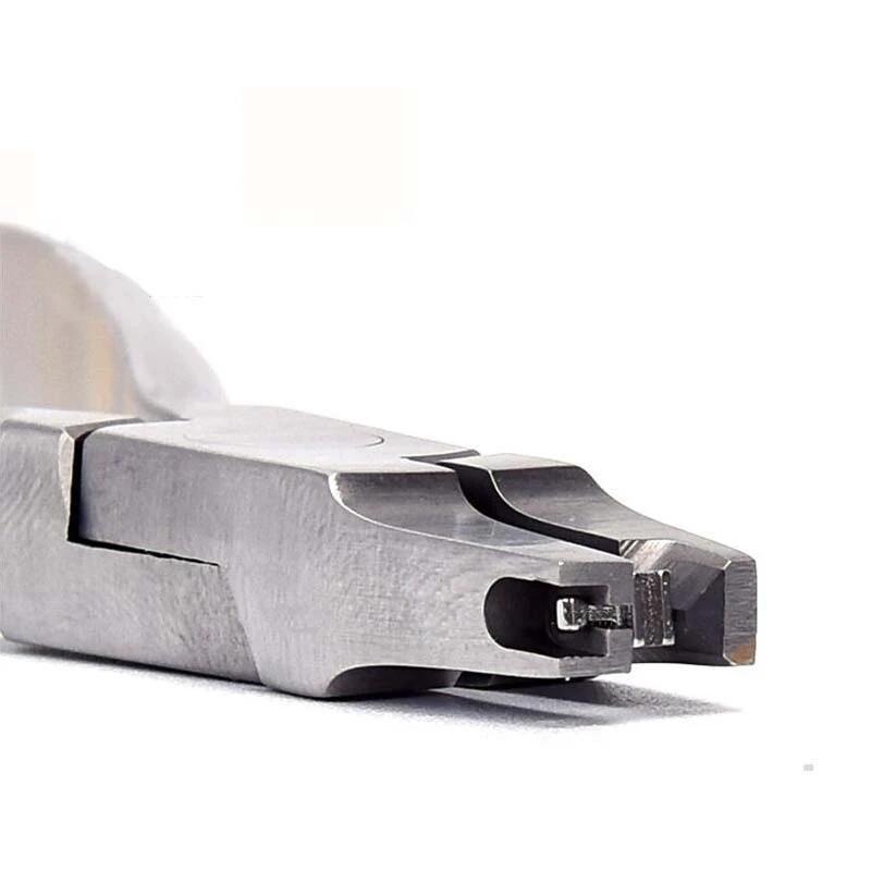 Dental Free Hook Clamp Forceps Stainless Steel Orthodontic Pliers Crimpable Hook Placement Instrument for Dentists