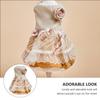Puppy Rose Wedding Dress Dog Dress Skirt Satin Mesh Party Dog Skirt Lovely Pet Clothes Pet Clothes Puppy Costume