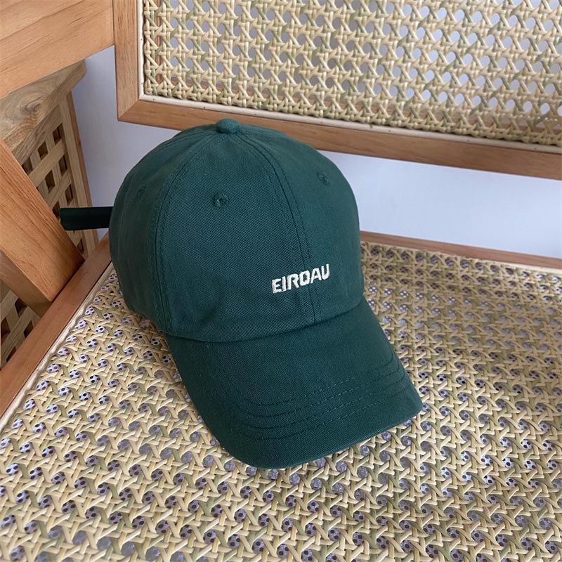 

Универсальная шляпа - модная брендовая кепка с козырьком, женская летняя мягкая японская шляпа с загнутыми полями, солнцезащитный козырек, бейсболка для мужчин M（56-58cm） зелёный