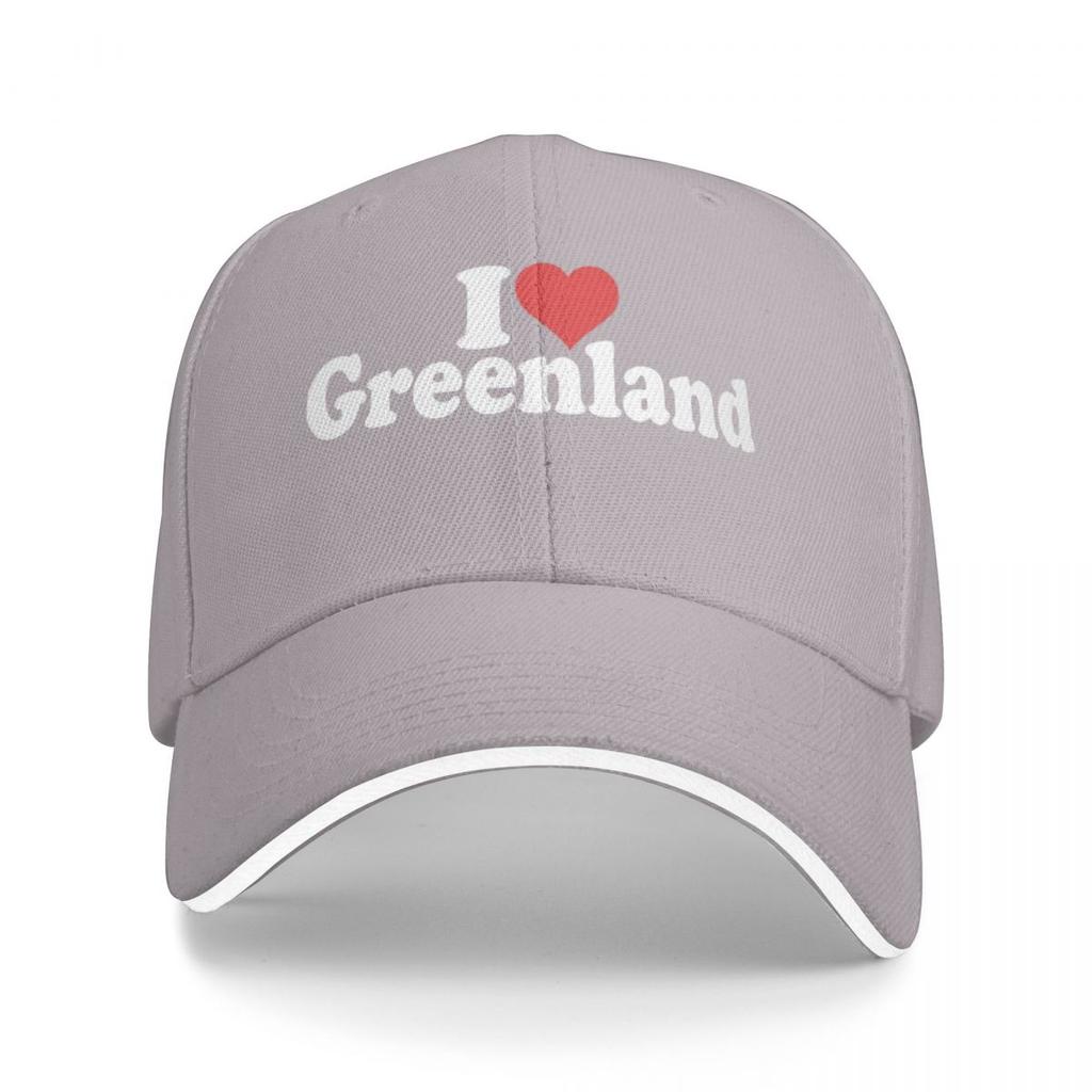 Baseball Caps I Love Heart Greenland Casquette Men Women Outdoor Summer Hats
