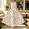 Women's Beach & Daily Maxi Dress,Sleeveless Simple Style,Soft Comfort Fabric,Elegant Cut for Vacation & Everyday Wear