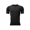 Men's Quick-Dry Compression Basketball T-Shirt: Breathable, Elastic Crew Neck, Tight-Fitting, Short-Sleeved Sportswear.