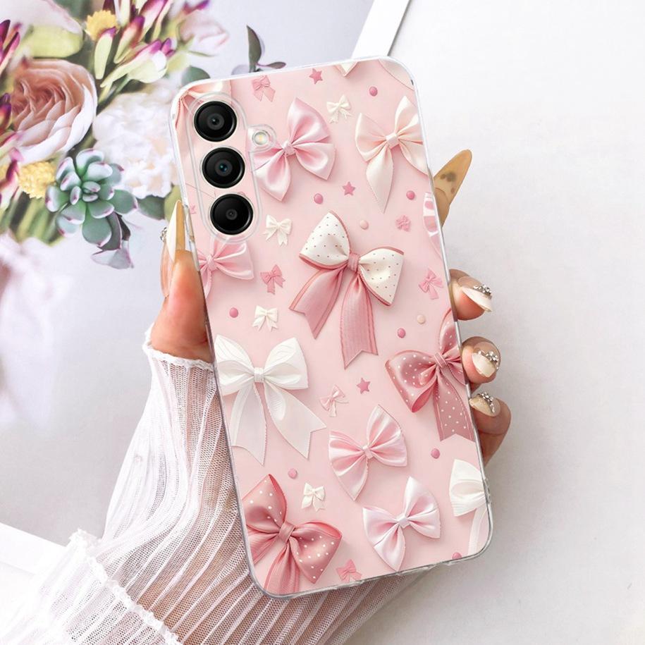 For Samsung Galaxy A16 Case SM-A165F Popular Flower Clear TPU Silicone Phone Cover For Samsung A26 A36 A56 5G A 16 SM-A166B Capa