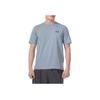 Under Armour Solid Color Fitness Training Breathable Round Neck Short Sleeve T-Shirt Men Tops Berlin-Blue 1370951-465