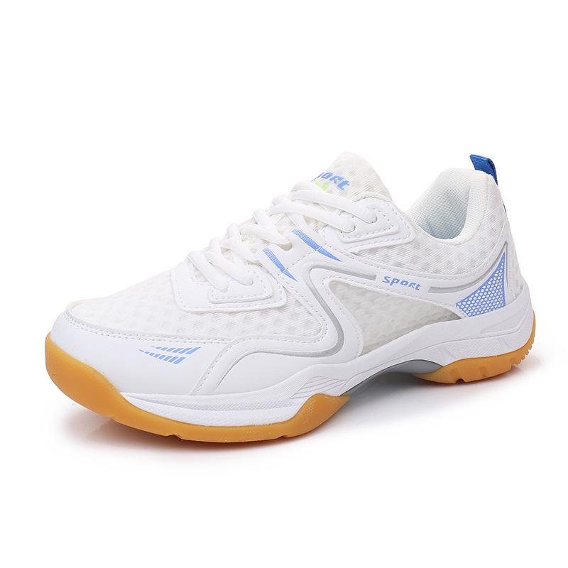 Summer Breathable Badminton & Tennis Shoes for Men & Women – Professional Training with Rubber Sole