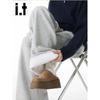 CHOCOOLATE Men's Winter Fleece-Lined Loose Sweatpants