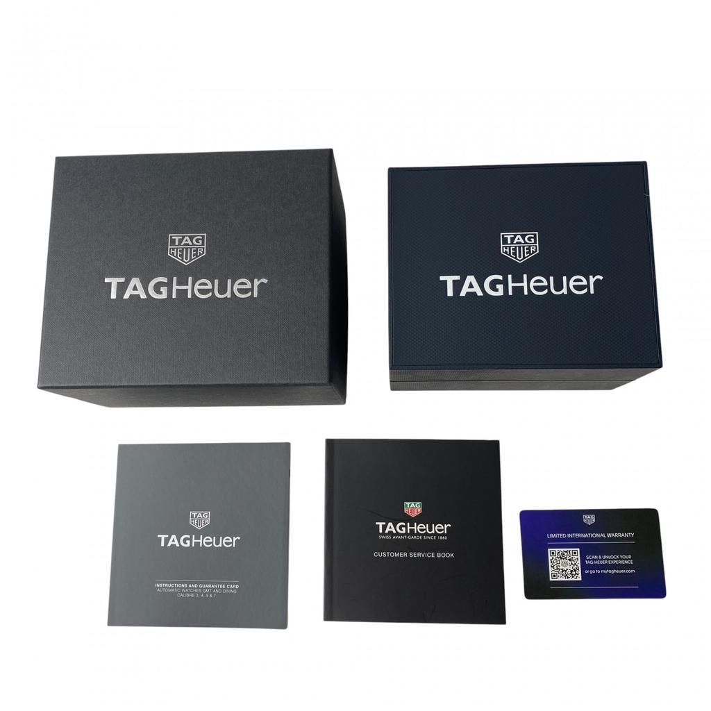 Used TAG HEUERWatches Silver/black Stainless Steel Mens blackDial