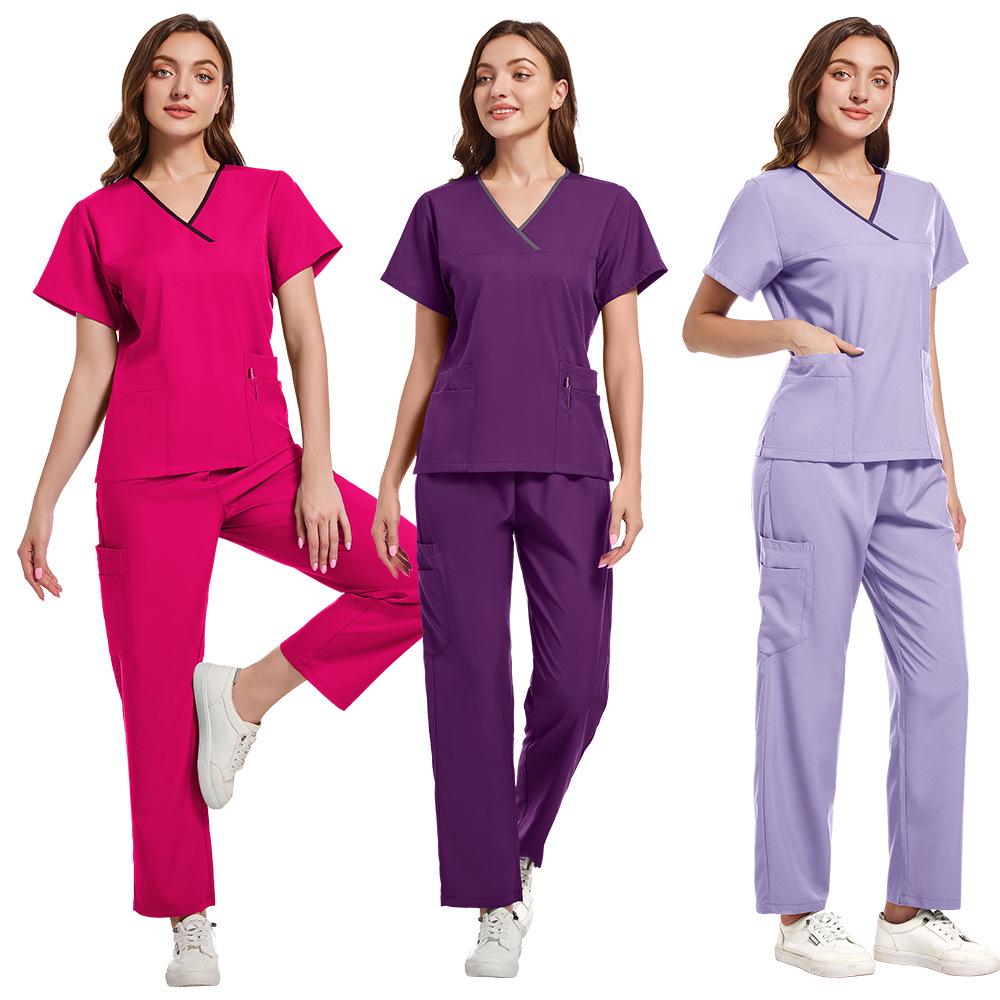 Children's Stomatology Hospital Nurse Uniform Quick-Dry Short-Sleeve Scrub Set