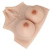 Silicone Breastplate D Cup Realistic Flexible Prosthetic Breast Fake Boobs Breast for Crossdressers Color 1