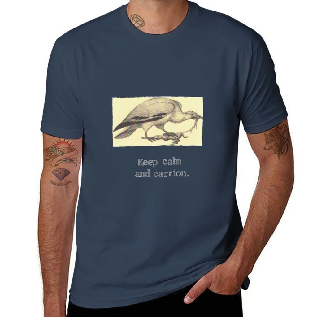 Keep Calm And Carrion Tshirt Outdoor Sports Lightweight Tee