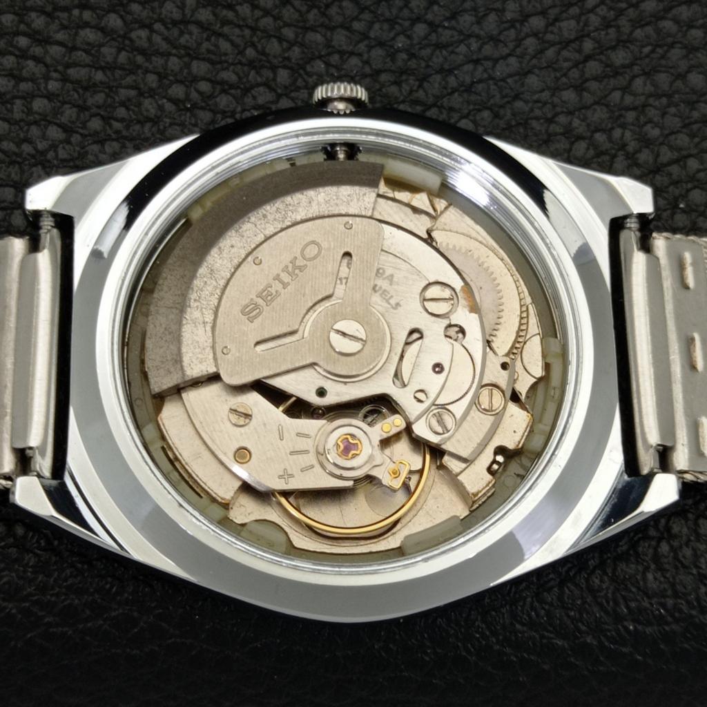 REFURBISHED VINTAGE SEIKO 5 AUTOMATIC 6309A JAPAN MENS SILVER WATCH A441395-5 Sk-a441395