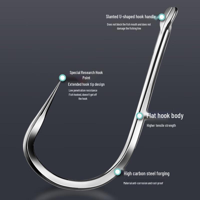 Fishing King High Carbon Fishing Hooks (Jinhai Xi / New Guandong)