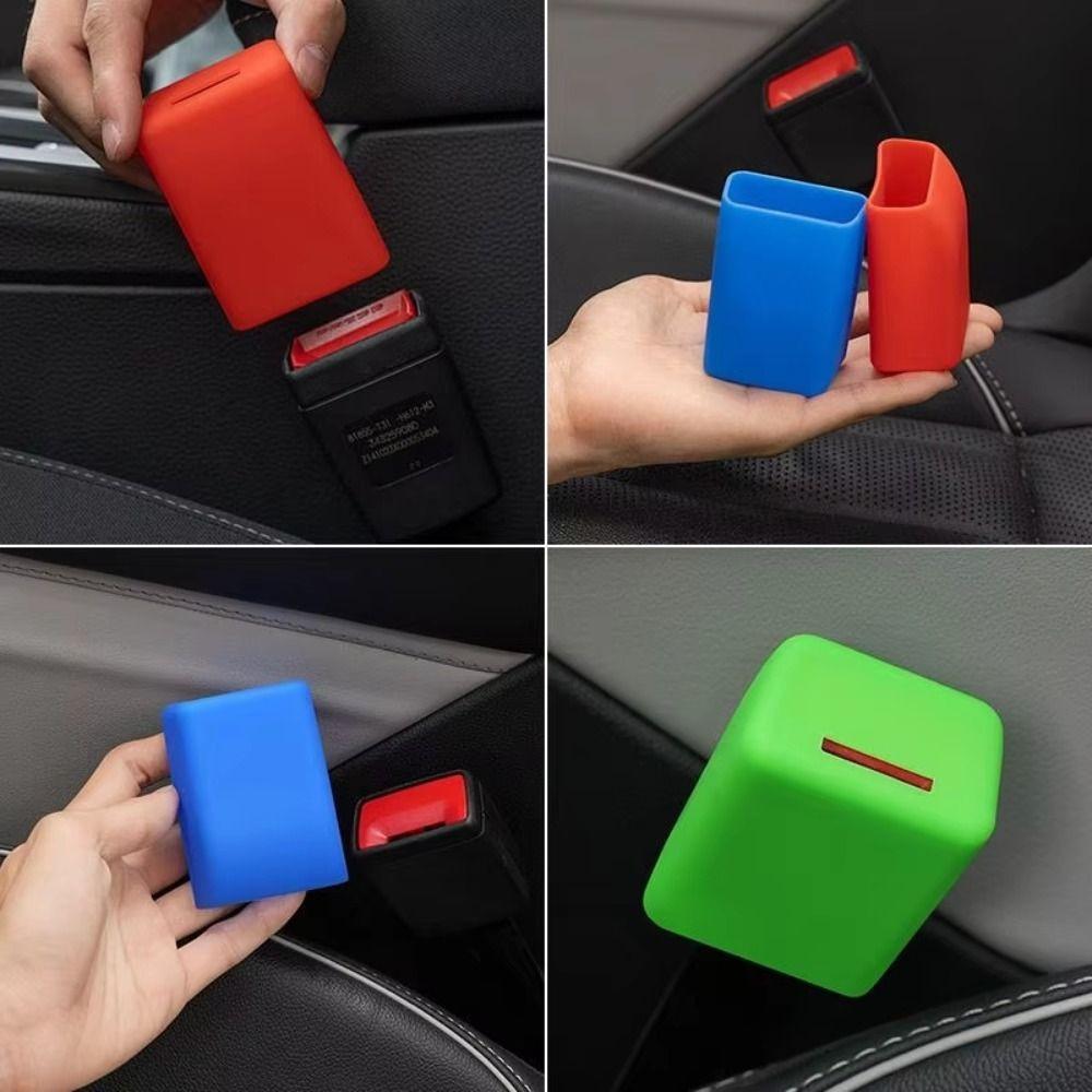 Anti Scratch Seat Belt Buckle Covers Scratch-proof Safety Buckle Clip Button Cover  Car Interior