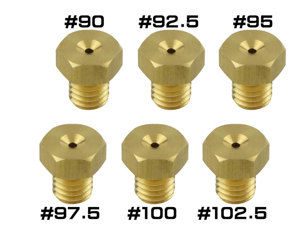 SHFIT UP Motocyklové zboží Sada hlavních trysek karburátoru TK Karburátor 7x8 Šestihran 800001-MD-10