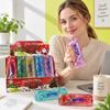 Glitter Butter Stick Squishy Toy Slow Rising Fidget Toy Butter Stick Squeeze Toy  Xmas Holiday