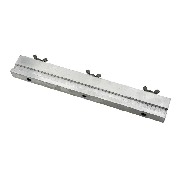 Jeweler Workpiece Holding Clamp Fixture for Engraving and Stamping, Manual Wing Nut Grooved Bar Tool for Jewelry Work