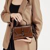 Retro leather bag women's new handbag niche design versatile shoulder messenger bag