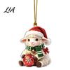 Reusable Christmas Party Favors Cute Animal Ornament, 2D Flat Sheep Dog Double-Sided Tree Hanging Supplies Acrylic Xmas Decoration for Lovers Holiday