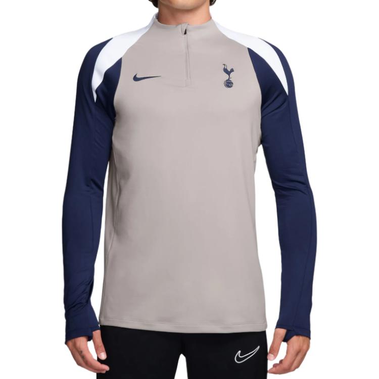 Nike Color Block Slim Fit Zip Long Sleeve Football Shirt Men tops HJ7784-014