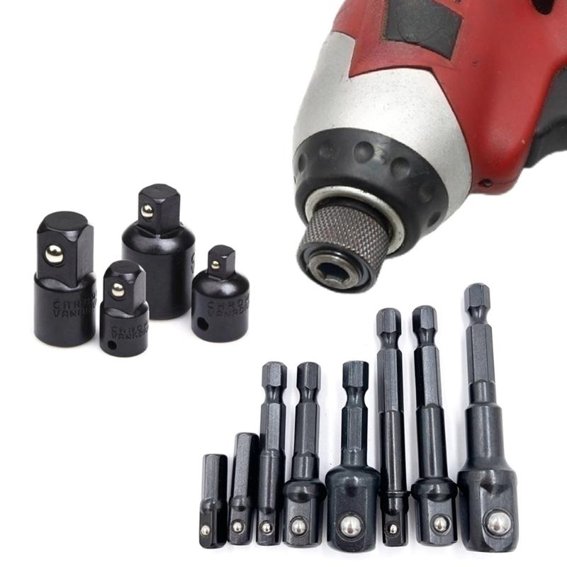 Multi Functional Impact Socket Adapter and Reducers Extension Socket Adapter Conversions Kit Quick and User Friendly