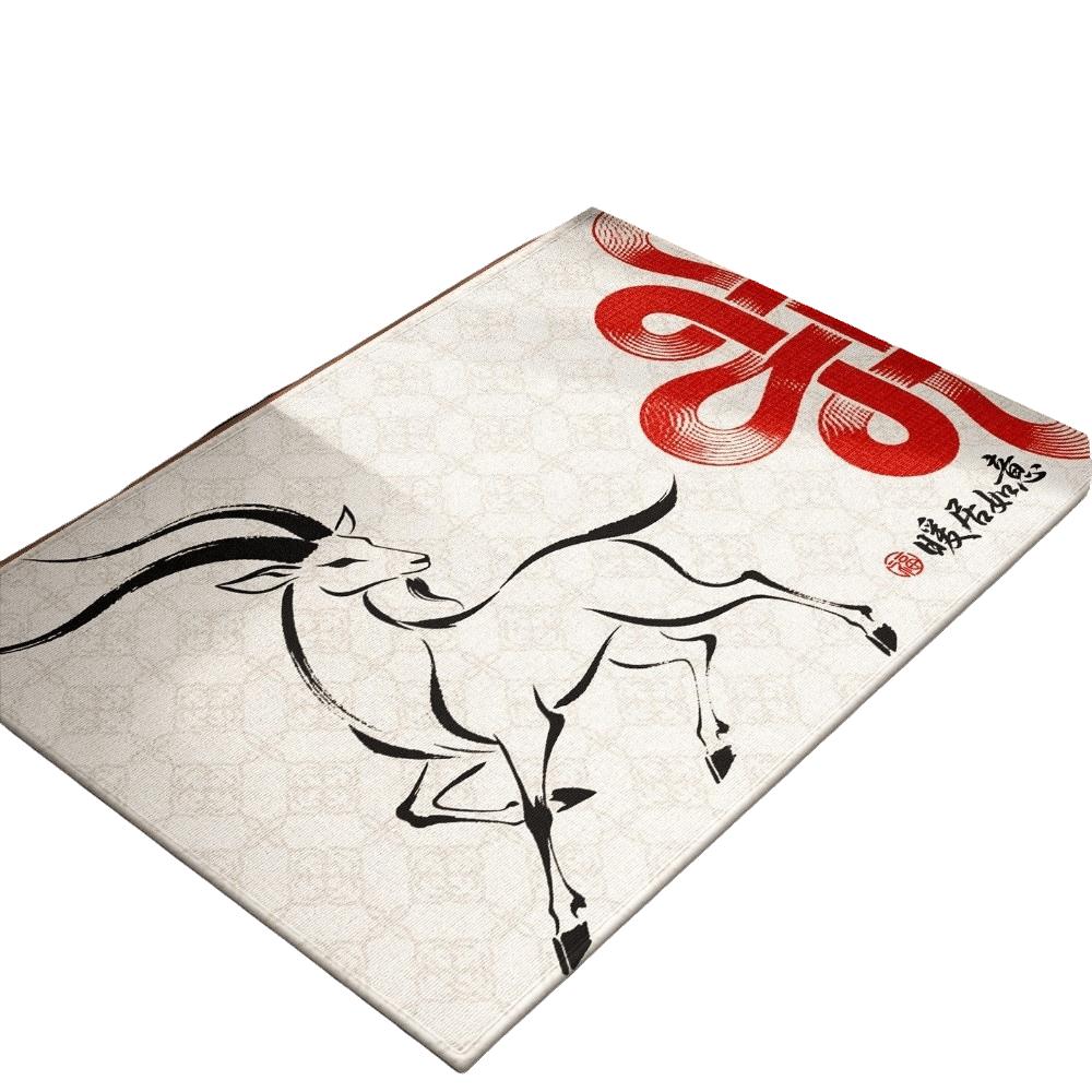 Quick Dry Door Mat Soft Floor Mat Sheep Pattern Bath Mat  Children's Room