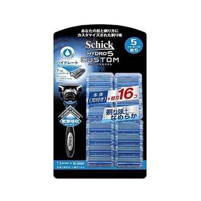 Schick Hydro 5 Custom Razor Blades 17 Pack, 5-Blade Shaving Replacement Cartridges for Men   S Grooming