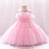 Girls' Sleeveless Princess Dress - Fluffy Yarn Birthday Party and Festival Performance Outfit