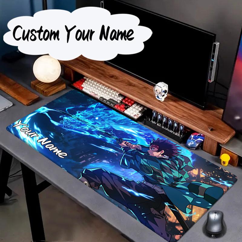 Custom Name Mouse pad Demon Anime Group Mouse pad, Gaming Mouse Pad, keyboard pad, Desk Decor for computer notebook Fan Birthday Gift