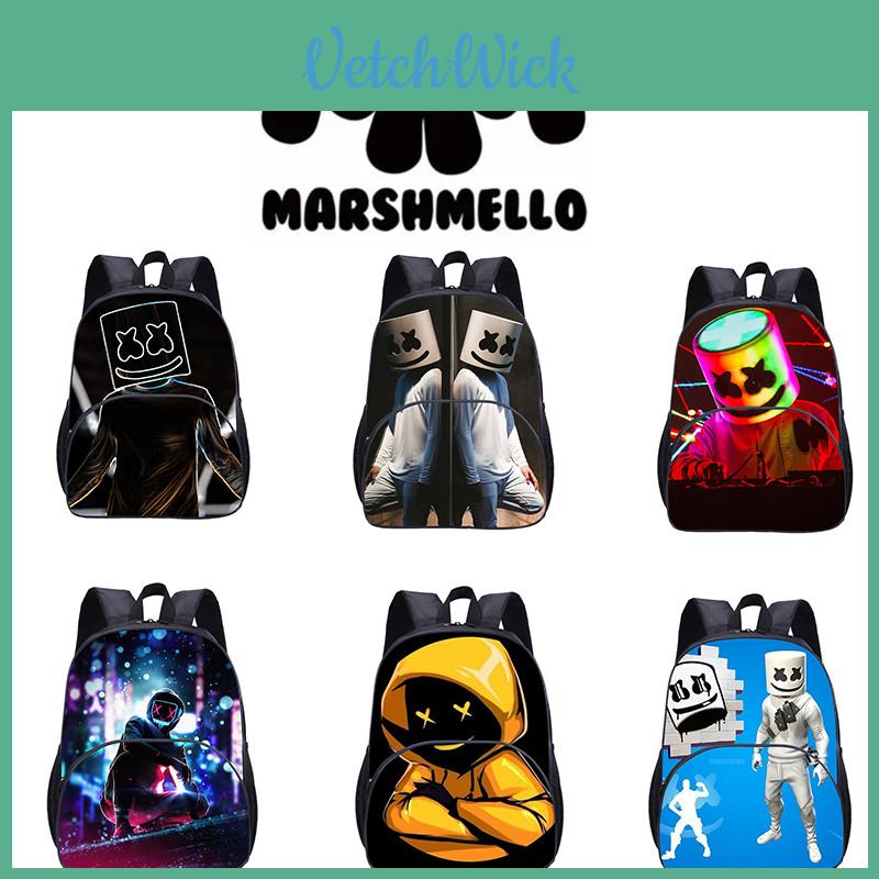Trendiger DJ Marshmello Kinderrucksack mit großem Fassungsvermögen und atmungsaktivem Design