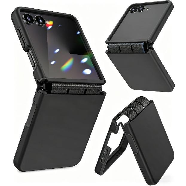 Suitable for Samsung ZFlip 20% off foldable phone case, skin-feel integrated protective cover, zflip7 full protection, anti-drop soft edges