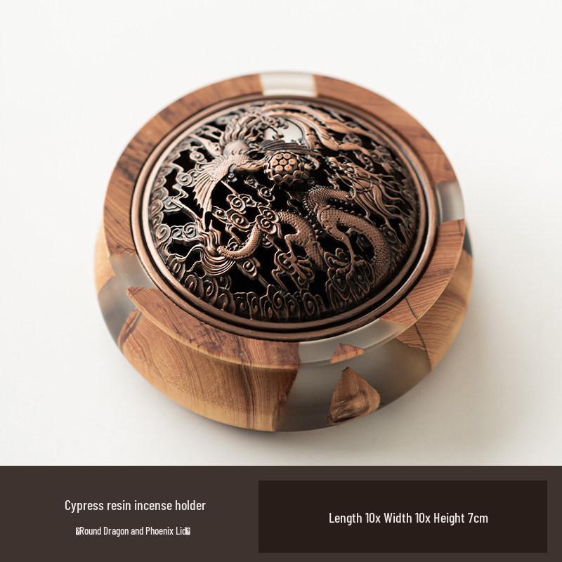 Solid Wood Zen Incense Burner Base for Tea Ceremony - Creative Chinese Agarwood & Sandalwood Accessories