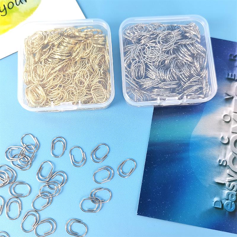 

Gold Fat Man U-Shaped Paper Clips, Small, 200-Piece Box, Creative Brooch Design. Gold Regular Fat Man [200 Pieces Boxed]