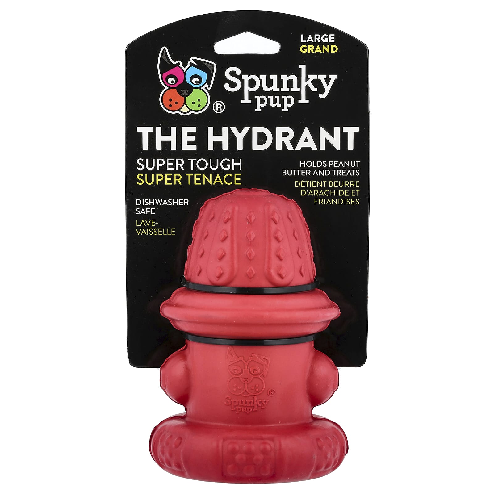 

Spunky Pup, Fire Extinguisher Chewable Toy, Large, 1 Toy