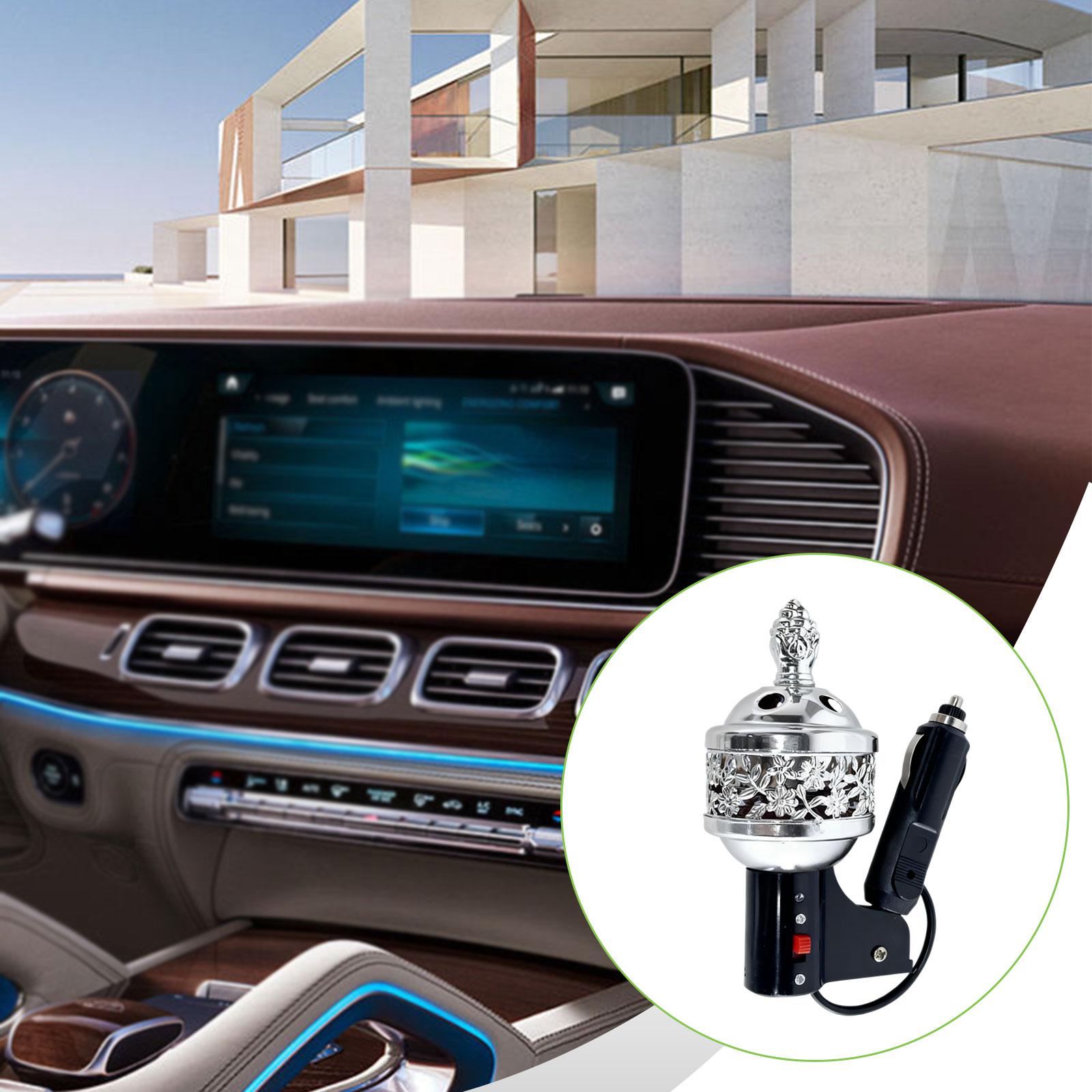 Автомобильный электрический аромалампада Декоративные аксессуары Автомобильные диффузоры аромата Автомобильный диффузор аромата Автомобильный держатель для благовоний