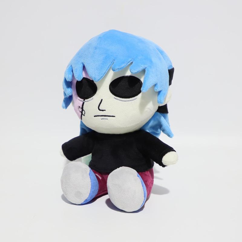 New  Sally Face Sal Fisher Plush Doll Cute Anime Peripherals Toy Birthday Christmas Gift