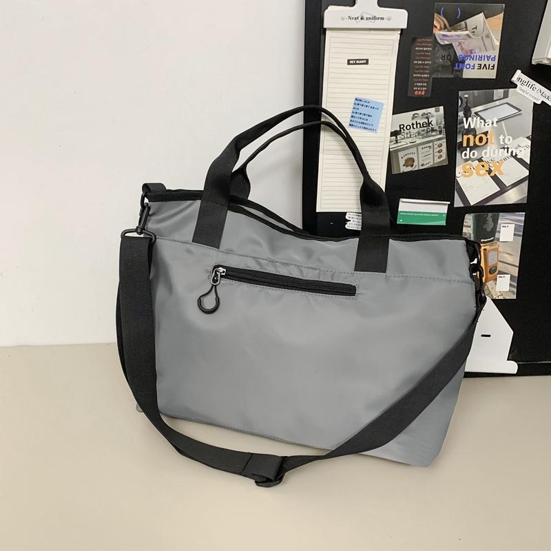 Women's Messenger Bag Letter Print Student's Large Capacity Shoulder Bag Men's Handbag